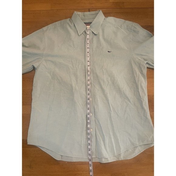Vineyard Vines Shirt Adult Large‎ Mint Green Long Sleeve Button Up Shirt - Picture 3 of 5